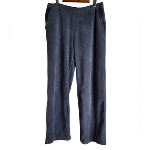 Dusty Blue Wide Leg Corduroy Pants
